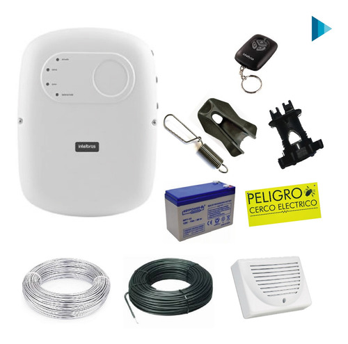 Kit Cerco Eléctrico 6 Hilos 10 Mts. Lineales P/instalar