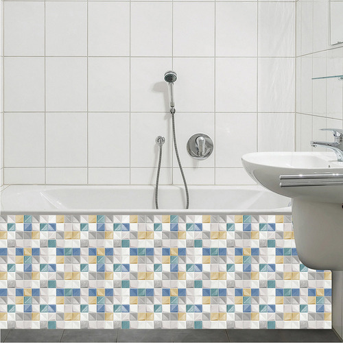 Pegatinas De Pared Autoadhesivas C Con Forma De Azulejo De C