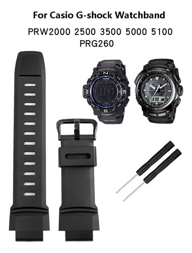 Para Casio G-shock Correa De Silicona Protrek Prg-500 510