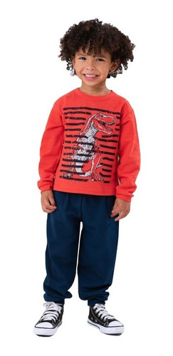 Kit Lote 4 Conjunto Roupa Infantil Menino Masculino Atacado