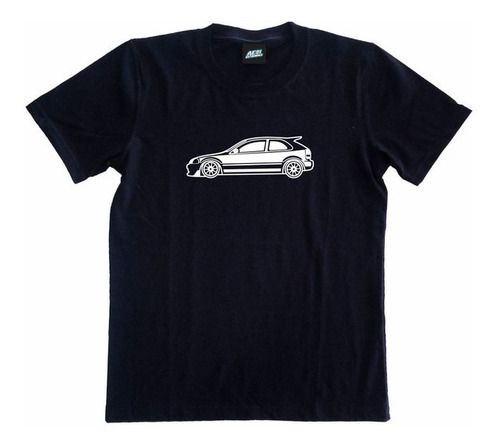 Remera Fierrera Honda 008 Xxl   Civic 6ta Gen Hatchback Side