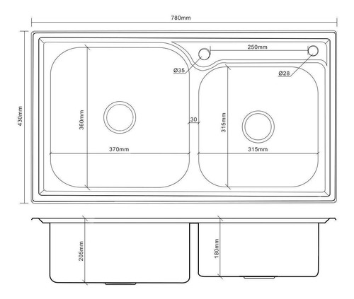 Cuba Dupla Cozinha Gourmet Inox Luxo Com Acessórios Brinovar