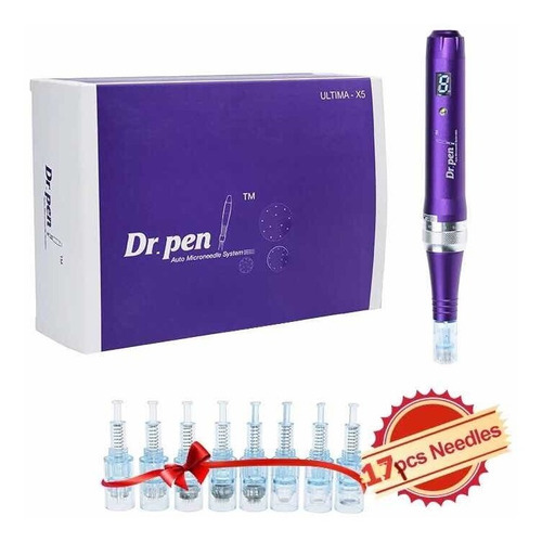 Dr Pen X5 Mym Dermapen Ultima Tecnología + 17 Cartuchos