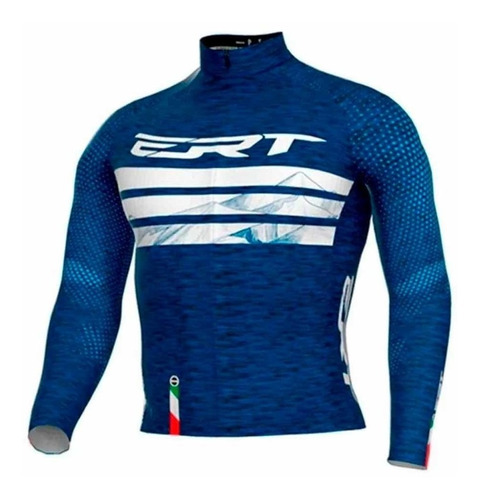 Camisa Manga Longa Ert New Elite Strade Bianche Fit Ciclismo