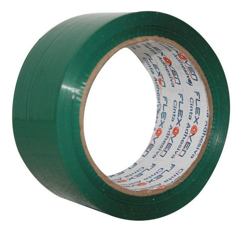 Imagen 2 de 8 de Cinta De Embalaje Verde 2'' X 45m