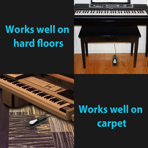 Imagen 7 de 8 de Pedal Sustain Universal Teclado Polaridad Piano Música