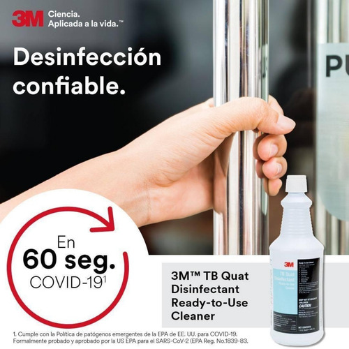 Tb Quat Desinfectante Listo Para Usar 3m