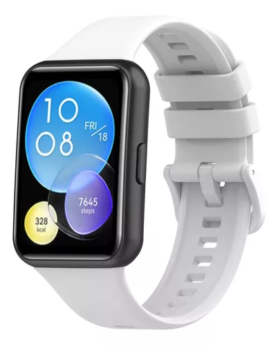 TenCloud Paquete de 3 correas compatibles con Huawei Watch Fit 2 correas de  silicona de repuesto para reloj inteligente que no se decoloran, pulseras
