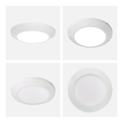 Lumimexico 21238-1 Lámpara De Techo Set 2 Piezas Plafón Luz Blanca 6500k 18w