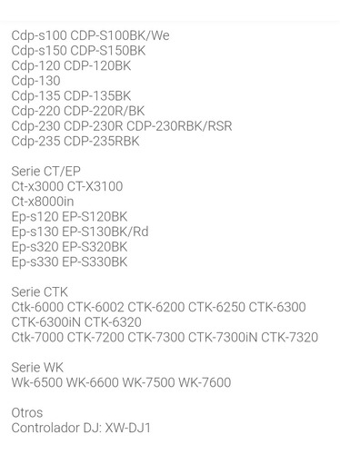 Imagen 5 de 5 de Transformador Teclado Piano Digital Casio Cdp200r Y Otros