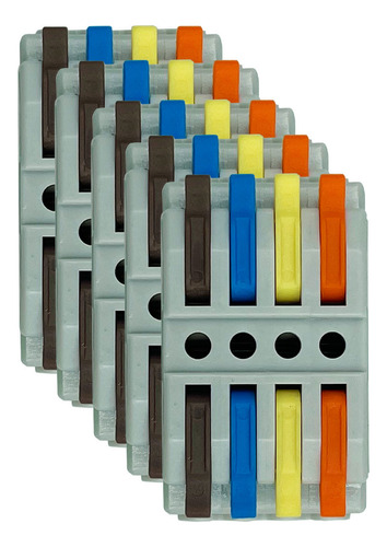 Conector Vago - Four Linea-tierra-neutro Konnergie - Pack 5