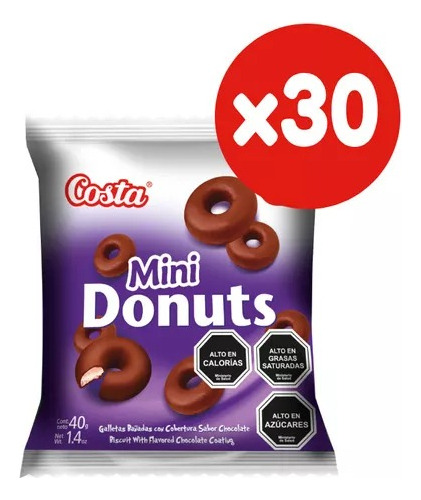 Mini Donuts Caja 30 Unidades