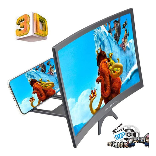 Hd D Curvo La Pantalla Del Telefono Lupa Amplificador ...