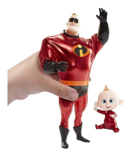 Muñecos Los Increibles 2 - Mr Increible Y Jack-jack