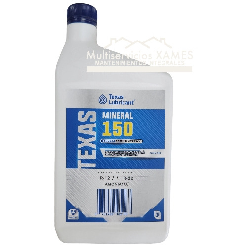 Aceite Mineral 150 1lt Para Compresor R-12 , R22 , R134 