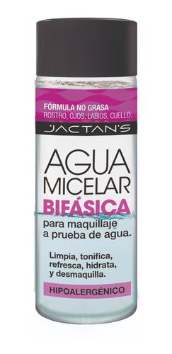 Agua Micelar Desmaquillante Bifásico Limpieza Facial X105ml 