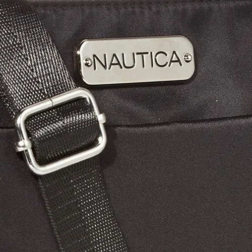 Nautica Diver - Bolso Cruzado Pequeño De Nailon Para Mujer Color Negro