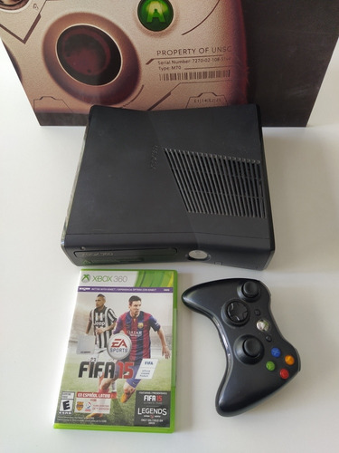 Xbox 360 Slim Original + Juego + Joystick + Fuente 220v