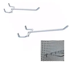 Comprar Gancho P/painel Canaletado E Perfurado De 20cm C/120 Unidade no Mercado Livre
