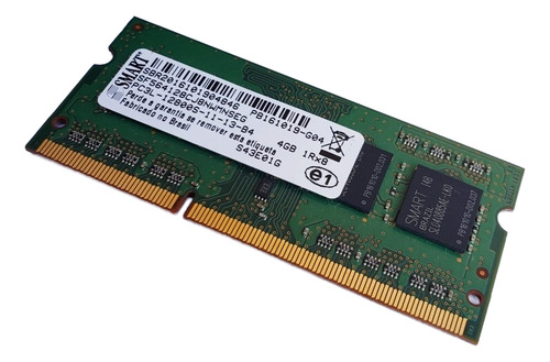 Memória Notebook 4gb Ddr3 Smart Pc3l 12800s Dell