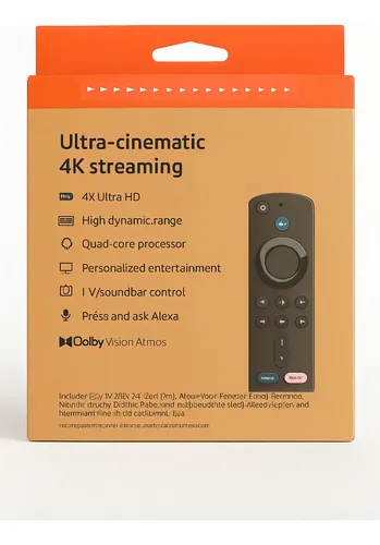 Amazon Fire TV Stick 4K 2ª Generación con Alexa y Resolución 4K