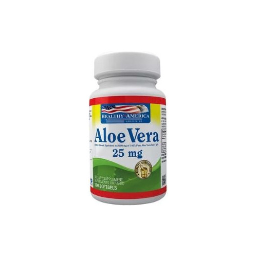 Aloe Vera 25mg X 100 Softgels - Unidad a $43000