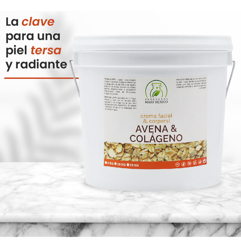 Crema De Avena Con Colágeno Hidratante (19 Kilos) Momento De Aplicación Día/noche Tipo De Piel Todo Tipo De Piel