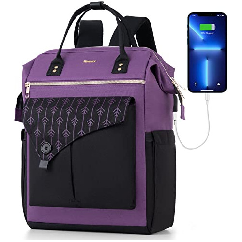 Laptop Backpack For Women Laptop Bag With Usb Port, Stu...