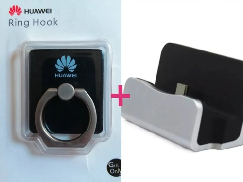 Base De Carga Charge Sync Dock Usb Tipo C + Ring Hook Huawei