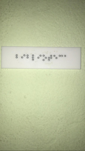 Imagem 1 de 1 de 47 Placas Sinalização Somente Em Braille
