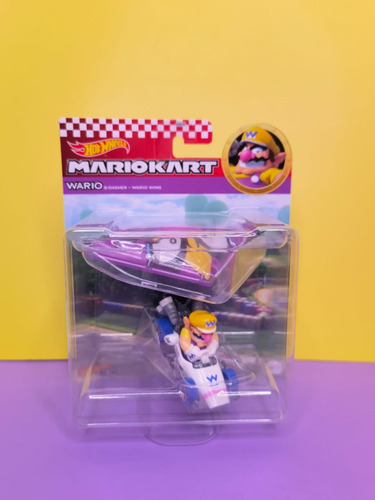 Wario B-dasher Glider Mario Kart Hot Wheels Glider 