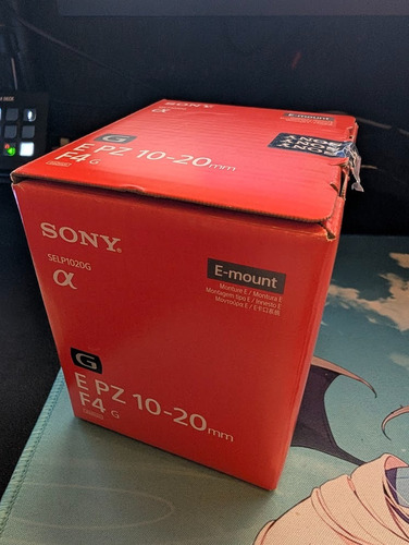Sony Lente Gtm Gran Angular Zoom 10-20mm F4 Aps-c Sony Tipo E Negro (Usado)