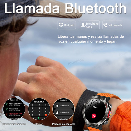 Reloj Inteligente 1.43 Hombre Bluetooth Llamada Deportiva