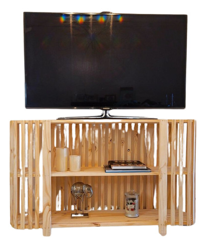Mueble Rack De Tv Varillado Modular Bahiut Vajillero 120cm 