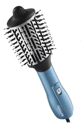Cepillo Secador Voluminizador Nano Titanium 64mm Babylisspro Color Azul