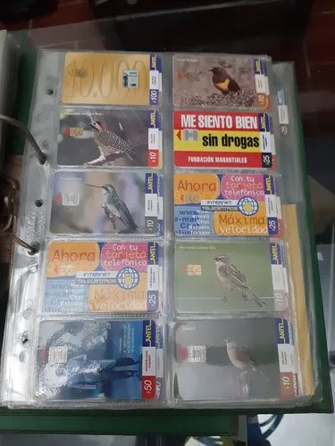 Coleccion Tarjetas Telefónicas Antel Con Chip Casi Completa.