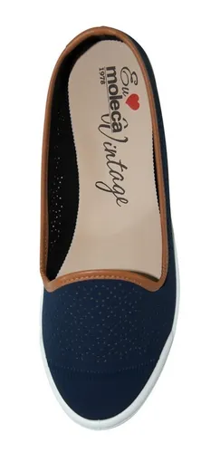 Sapatilha Feminina Moleca Vintage 1978 Vazada Parcelamento sem juros