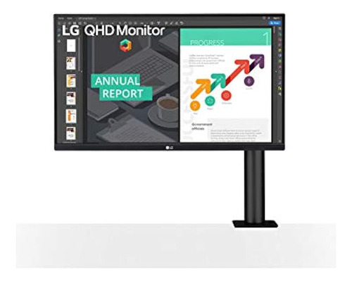 LG 27â? Monitor Ergo Ips Qhd, Negro (27bn88q-b)