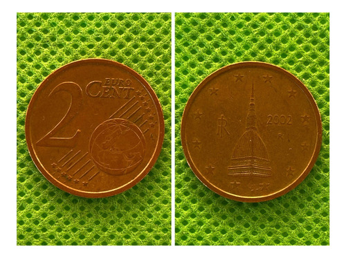 Moneda Italiana De 5 Centavos Euro, 2002, Oro Nordico!
