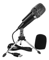 Comprar Microfono Usb Podcast Streaming Con Tripode De Escritorio