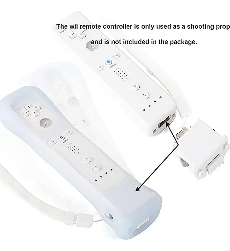 2 Paquetes De Adaptadores Wii Motion Plus, Con Funda De Sili