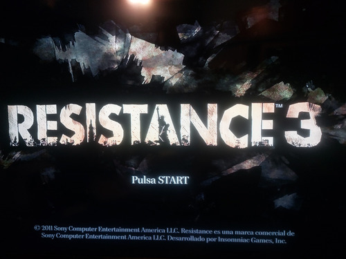 Ps3 Juego Resistance 3 Para Sony Playstation 3 Con Manual Es (Usado)