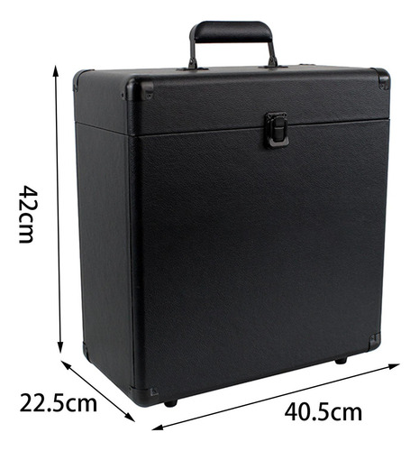 T Caja De Almacenamiento De Discos De Vinilo De 12 Pulgadas