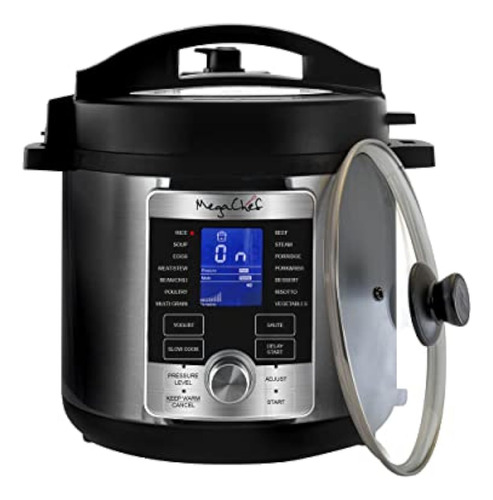 Megachef Olla A Presión Digital Eléctrica De Acero