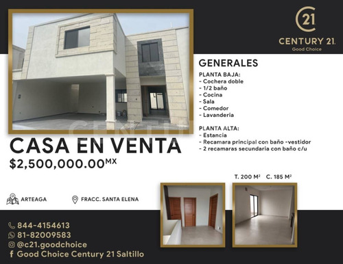 Casa En Venta Fracc. Santa Elena