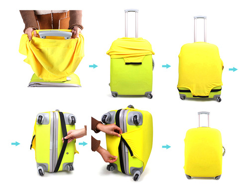 Funda Elástica Para Equipaje De Viaje, Maleta, Trolley