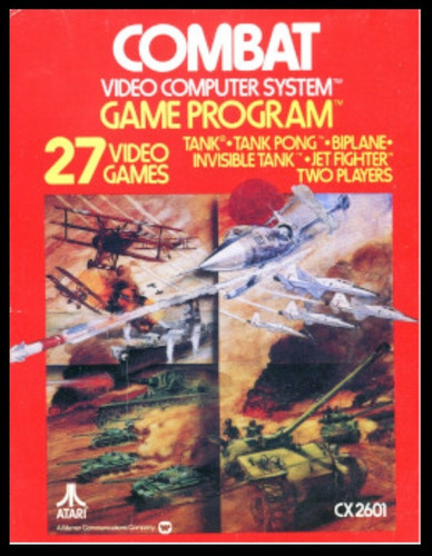 Combat  Juego Atari Original /vintage 1980's / Retro Game
