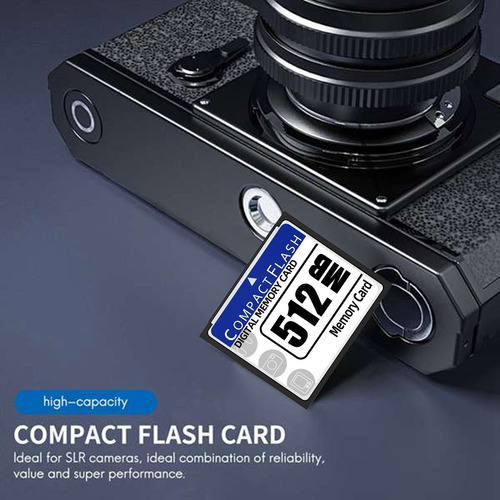 Tarjeta De Memoria Compact Flash K2crystally-128 Mb Para Cám