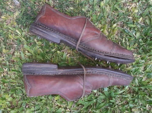 Antiguo Botines Zapatos De Golf Sistema Delgado (Usado)
