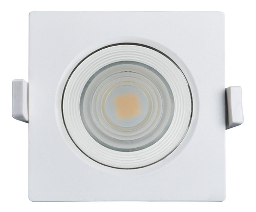 Kit 20 Spot Led 10w Amarela Quadrado - Black + Decker